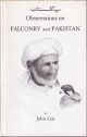 OBSERVATIONS ON FALCONRY AND PAKISTAN. By John Cox.