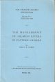 THE MANAGEMENT OF SALMON RIVERS IN EASTERN CANADA. The Atlantic Salmon Association. Document No. 1. By Percy E. Nobbs.