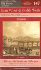 ELAN VALLEY and BUILTH WELLS, including Devil's Bridge, Llangurig, Llandrindod Wells, Llanwrtyd Wells and Rhayader. (Cassini Old Series Historical Map OSE 147 1831-1834). Matching ORDNANCE SURVEY LANDRANGER No. 147. 1:50,000.