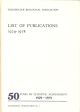 LIST OF PUBLICATIONS OF THE FRESHWATER BIOLOGICAL ASSOCIATION, 1929-1978. Compiled by I. Pettman. F.B.A. Occasional Publication No. 7.