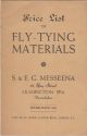 PRICE LIST OF FLY-TYING MATERIALS. S. and E.G. Messeena, 16 Guy Street, Leamington Spa, Warwickshire.