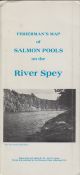 FISHERMAN'S MAP OF SALMON POOLS ON THE RIVER SPEY. Researched and edited by Dr. John R. Lewis.